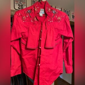 Size small wrangler vintage button down